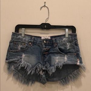 One Teaspoon Bonitas Jean Shorts